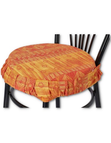 Sequoia cuscino coprisedia ROTONDO con fascia