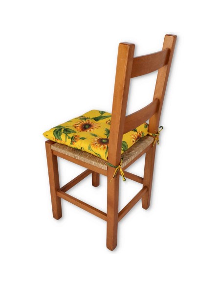 Gransole cuscino coprisedia MORBIDONE con laccetti