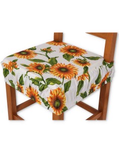 Gransole Housse pour coussins de chaise avec bande élastique