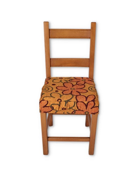 Daisy chaise coussin couvre avec bande élastique