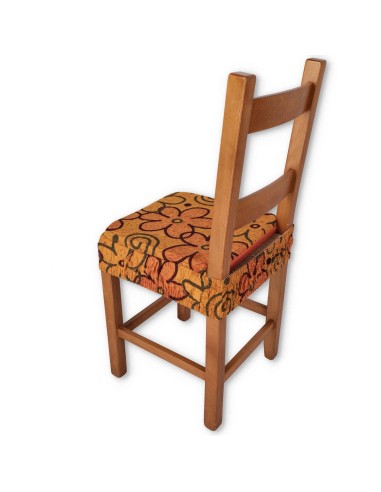 Daisy chaise coussin couvre avec bande élastique