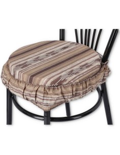 Funda de cojín de silla REDONDA de IKARUS con banda elástica