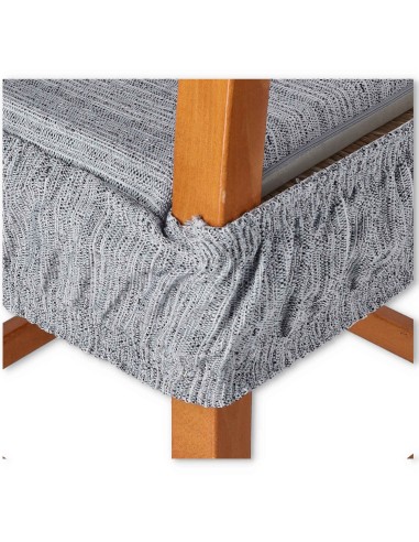 Melange Jacquard Kissen mit Gummiband