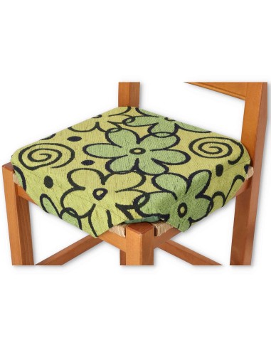 Daisy chaise coussin couvre avec rabats