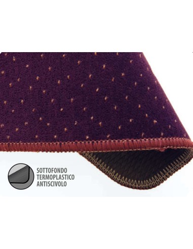 Alfombra Zerbino Terciopelo cm 40X60 GATTO LILLA