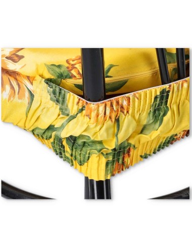 Gransole Runde Abdeckung für Stuhl Kissen mit Gummiband