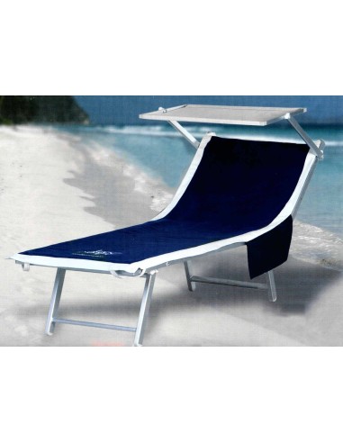 Serviette de plage brodée berceau avec poches de 70 x 190 cm