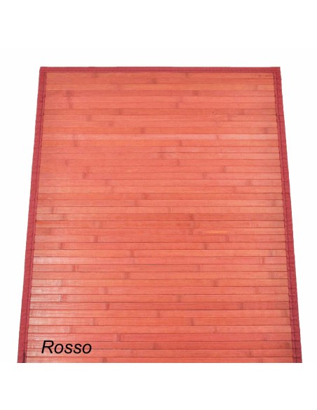 Bambù liscio tappeto passatoia cm 60x200