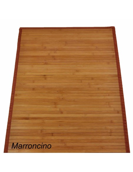 Bambù liscio tappeto passatoia cm 60x200