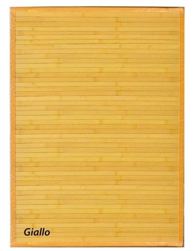 Bambù liscio tappeto passatoia cm 60x200