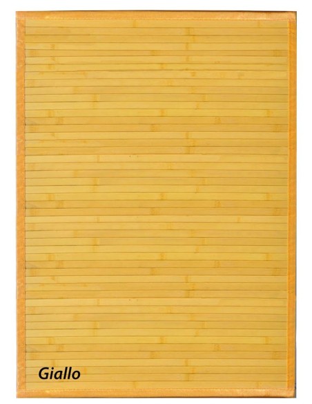 Bambù liscio tappeto passatoia cm 60x200
