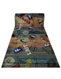 Vintage Digitaldruck, SCHNITT Küche Teppich