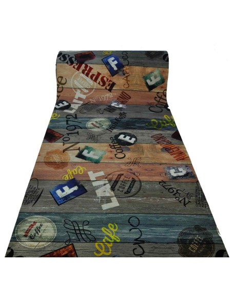 Vintage impression numérique de COUPE tapis de cuisine