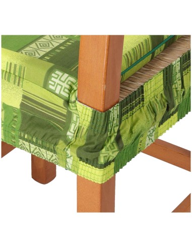 Eldorado chaise coussin couvre avec bande élastique
