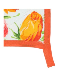Portaollas de cocina 18x18 cm. TULIPANES 2