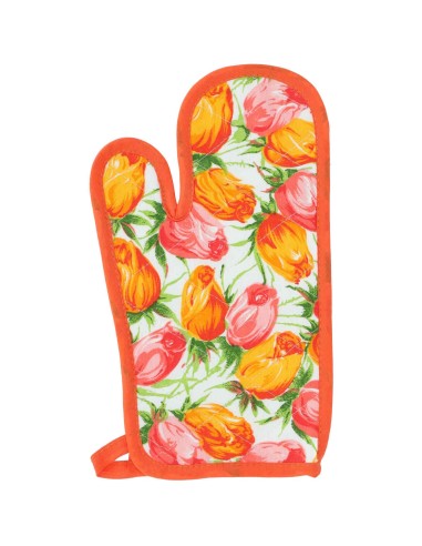 Guanto da forno 32x17 cm. TULIPANI