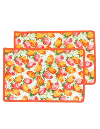 Amerikanische Tischsets Set 2 Stück TULIPANI