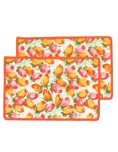 Tovagliette Americane set 2 pezzi TULIPANI