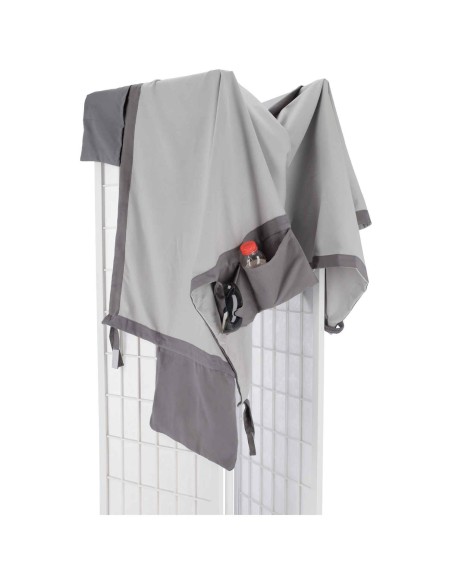 Comodo Mikrofaser-Handtuch für Liegestühle mit Seite Taschen 70 x 185 cm