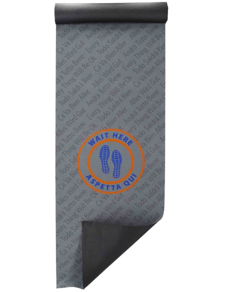 Passatoia Corsia ingresso taglio a vivo 67X107 cm. ASPETTA QUI