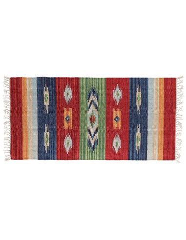 KILIM Teppich mit Fransen