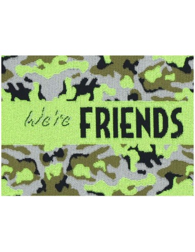 Tapis d’entrée sèche-serviettes 40x60 cm. AMIS EN COURSE