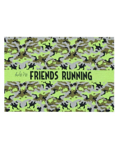 Tappetino ingresso asciugapassi 40x60 cm. FRIENDS RUNNING