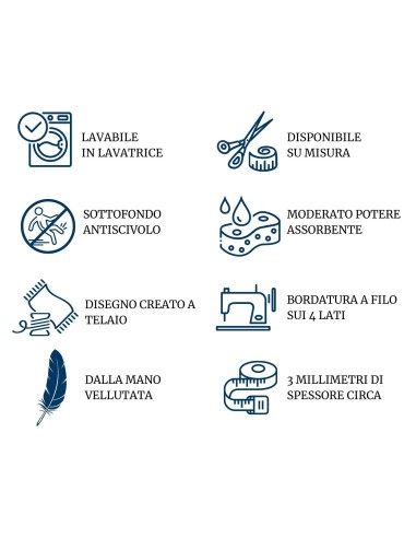 Passaia Lane entrée coupe nette 67X107 cm. ATTENDEZ ICI