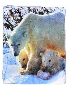 Bear Digital Lamm-wolle Plaid 130 x 160 cm