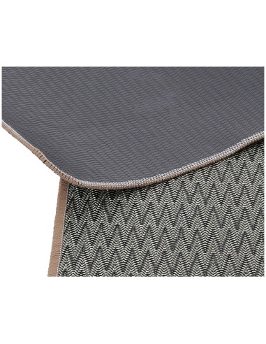 Pasaje de cocina antideslizante de 50 cm de ancho. LAVABLE LUCIDO ZIG ZAG