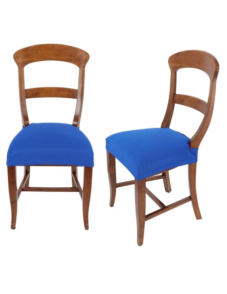 Italiano Paire de housses de chaises siège