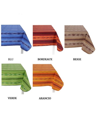 Ikarus tissu de table 4 places 140 x 140 cm