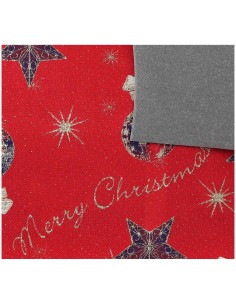 Alfombra grande de Navidad 100x97 cm. DECORACIONES NAVIDEÑAS ROJAS 2