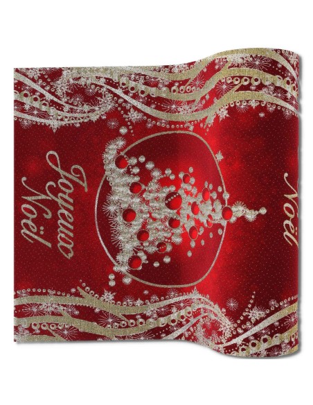 Tappeto Zerbino natalizio 100x105 cm.  JOYEUX NOEL