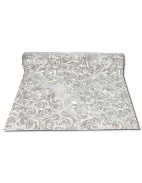 Tapis de mariage avec film 1 mètre de large ROSE BIANCHE