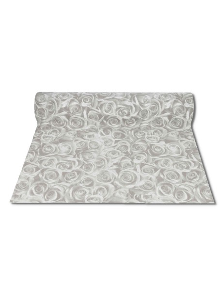 Tapis de mariage avec film 1 mètre de large ROSE BIANCHE
