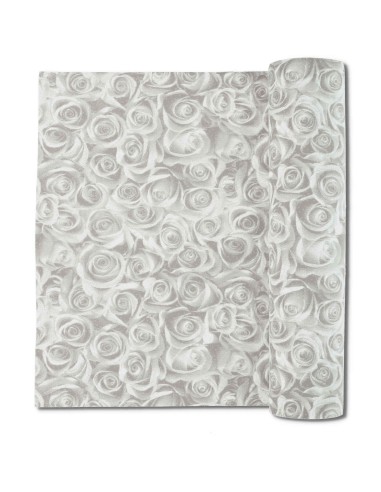 Tapis de mariage avec film 1 mètre de large ROSE BIANCHE