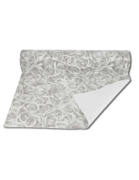 Tapis de mariage avec film 1 mètre de large ROSE BIANCHE