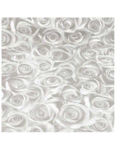 Tappeto Nuziale con pellicola largo 1 metro ROSE BIANCHE