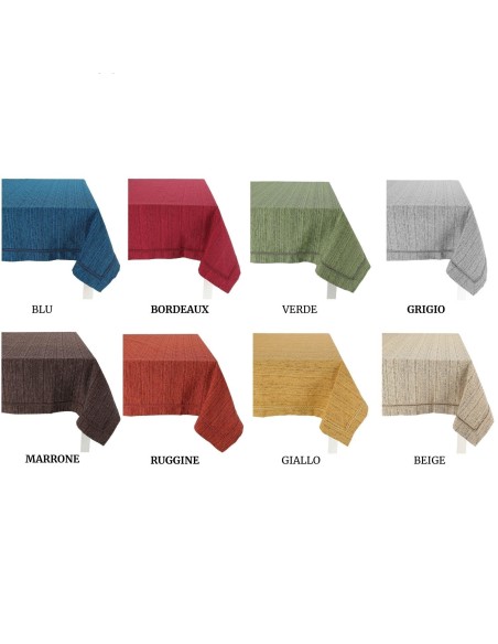 Melange nappe ovale nappes jacquard 180 X 240 cm.