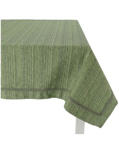 Melange table de jacquard nappe 12 places housse 140 X 240 cm.