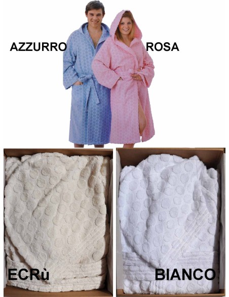 Bolle Accappatoio in spugna Jaquard di cotone