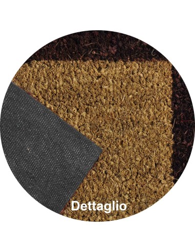 Bordo paillasson sonné en noix de coco 25 x 50 cm.