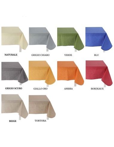 Panama tovaglia resinata 4 posti cm 140x140