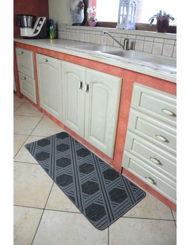 Pasaje de fregadero antideslizante y lavable de 50 cm de ancho. HEXÁGONO