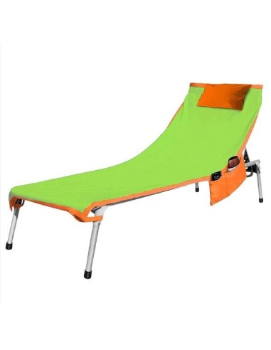 Sandy Beachtowel ab Kinderbett cm 70 x 190 mit Taschen.