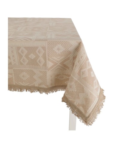 Mexico Quadratische Jacquard Tischdecke 140 x 140 cm