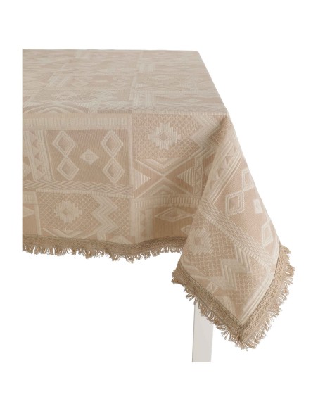 Mexico Quadratische Jacquard Tischdecke 140 x 140 cm