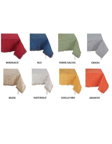 Mexico Carré de nappe Jacquard 140 x 140 cm