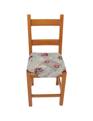 Cojín de silla de cocina con funda extraíble con solapas GARDENA DELUXE